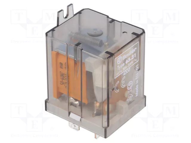 Relay: electromagnetic; SPST-NO; Ucoil: 230VAC; Icontacts max: 50A FINDER 65.31.8.230.430