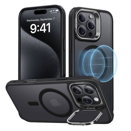 Hybrid Case (HaloLock) ESR with stand for iPhone 16 Pro Max (black), ESR 1A7500302