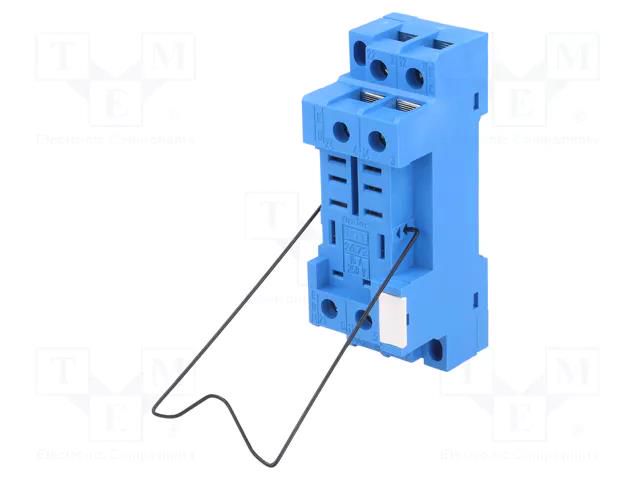 Socket; PIN: 8; for DIN rail mounting; 56.32,99.01 FINDER 96.72