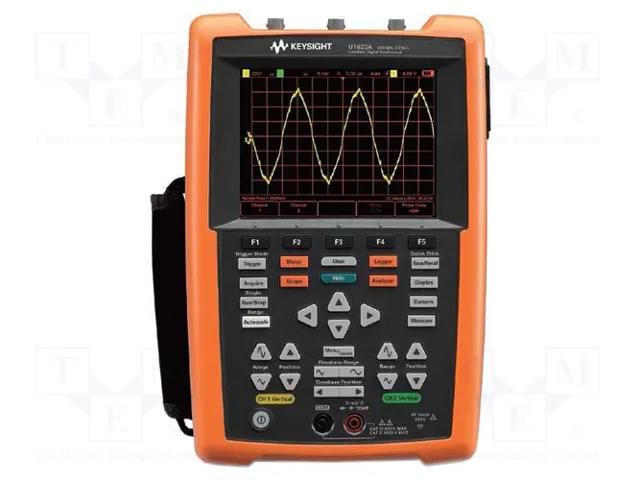 Handheld oscilloscope; 200MHz; 8bit; colour,LCD TFT 5,7"; Ch: 2 KEYSIGHT U1620A