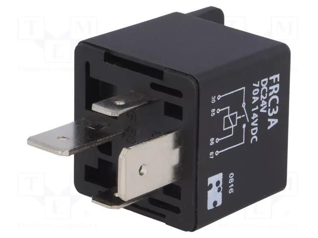 Relay: electromagnetic; SPST-NO; Ucoil: 24VDC; 70A; automotive FORWARD INDUSTRIAL CO. FRC3-24F
