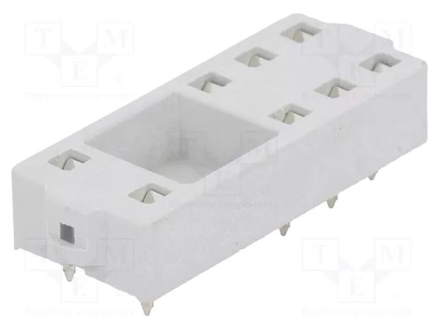 Socket; PIN: 8; 8A; 250VAC; PCB; for PCB; -40÷70°C; 34.6x12.9x6.6mm RELPOL PW80