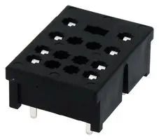 RELAY SOCKET, 10A, 300V, 8PIN, TH SM2S-62