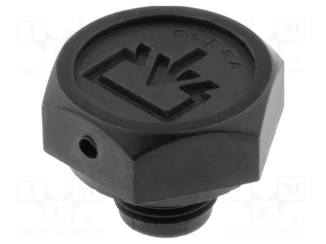 Fill plug; diameter 2 mm side breather hole; Thread: G 1/8" ELESA+GANTER TCDF.1/8