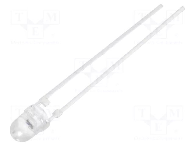 Phototransistor; THT; 3mm; λp max: 850nm; 70V; 50° VISHAY BPW85