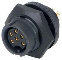 CIRCULAR CONNECTOR RECEPTACLE 5 POSITION PANEL EN3P5FX