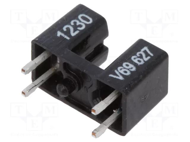 Sensor: optocoupler; through-beam (with slot); Slot width: 2.8mm VISHAY TCST1230