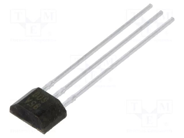 Sensor: Hall; bipolar; TO92; -67÷67mT; Usup: 4.5÷10.5VDC; 7mA HONEYWELL SS495A