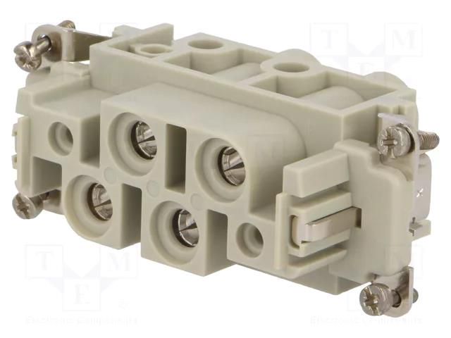 Connector: HDC; contact insert; female; EPIC POWER K; PIN: 6(4+2) LAPP 44424044