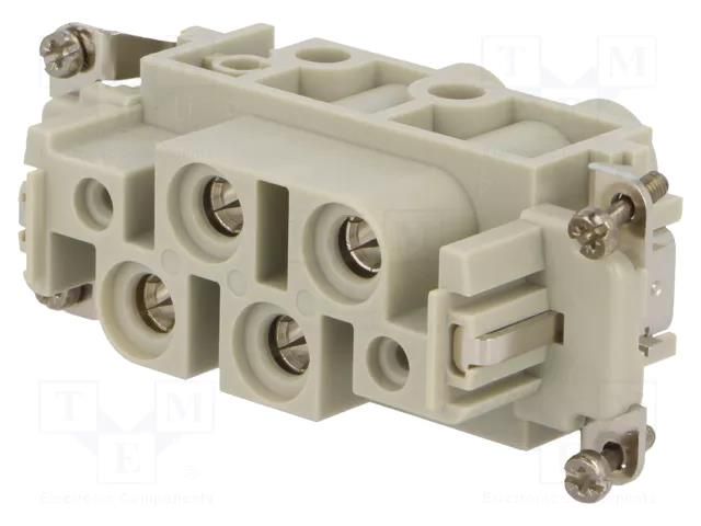 Connector: HDC; contact insert; female; EPIC POWER K; PIN: 4; 4+PE LAPP 44424042