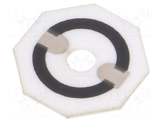 Resistor: thick film; heating; glued; 2W; 11.5x11.5x0.63mm; 250°C TELPOD GBR620-24-2