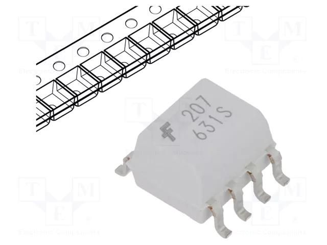 Optocoupler; SMD; Ch: 1; OUT: transistor; 2.5kV; SO8 ONSEMI MOC207R2M