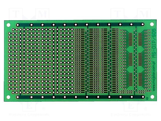 Board: universal; single sided,prototyping; W: 55mm; L: 103mm SOLDER PEAK UMSMD485