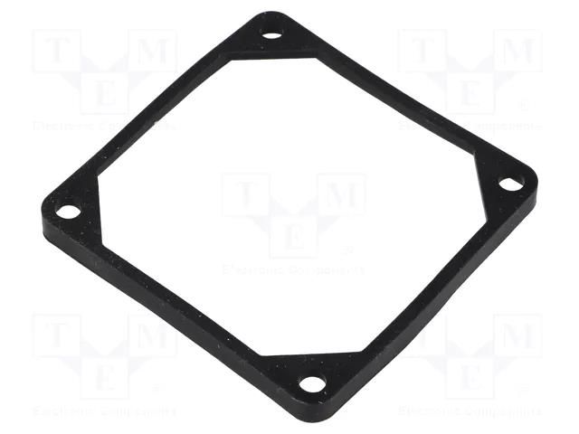 Mounting gasket; Ømount.hole: 5mm; black; Shore hardness: 40 RICHCO FGA-70