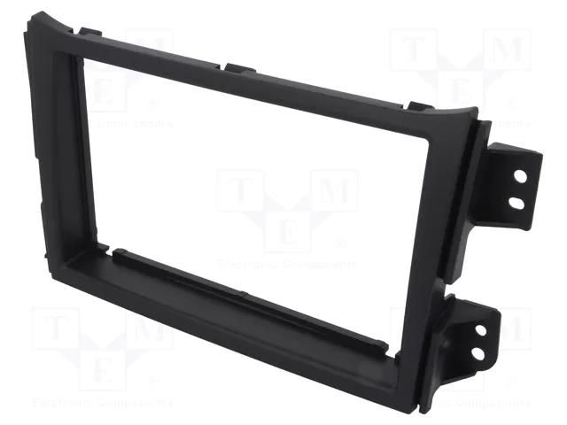 Radio frame; Opel,Suzuki; 2 DIN; black PER.PIC. RAM-40.246.1