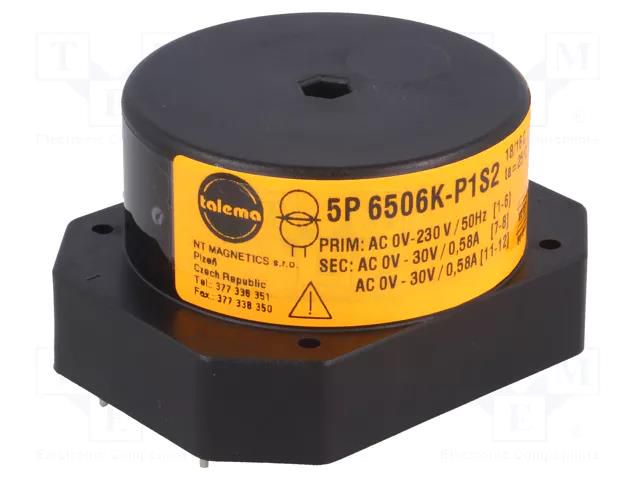 Transformer: toroidal; 35VA; 230VAC; 30V; 30V; Leads: for PCB; 83% TALEMA 6506K-P1S2