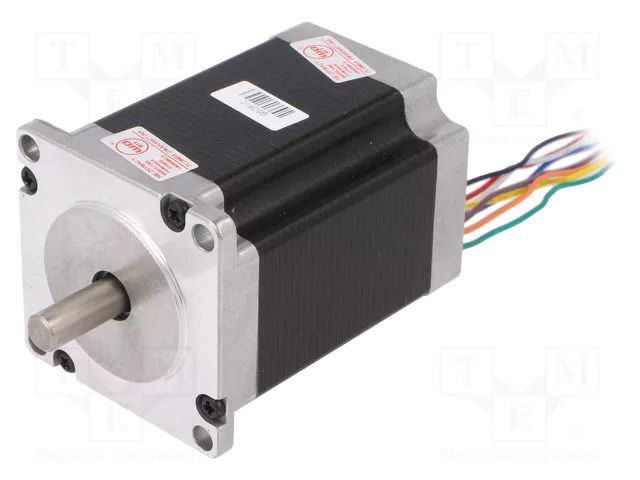 Motor: DC; 2-phase,bipolar,stepper; 3.3VDC; step 1,8°; 1.2Nm; 3A WObit 57BYGH804