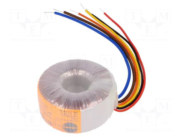 Transformer: toroidal; 15VA; 230VAC; 12V; 12V; 0.625A; 0.625A TALEMA 55100-P1S2