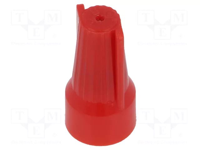 Quick splice; Cap Grip; screwed; red; 22AWG÷6AWG; Twist Splice TE Connectivity 2299512-1