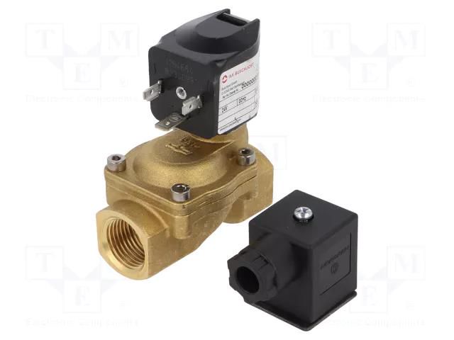 Electromagnetic valve; 0.1÷16bar; brass; NBR caoutchouc; IP65 NORGREN HERION 8240200.02400