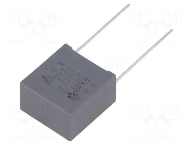 Capacitor: polypropylene; X2; R46 310V; 470nF; Uoper: 630VDC; THT KEMET R463I347050M1K