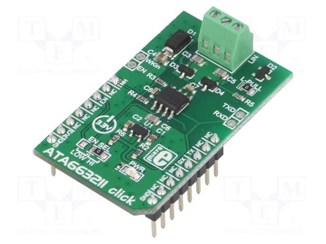 Click board; prototype board; Comp: ATA663211; transceiver MIKROE MIKROE-2335