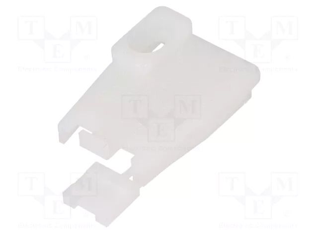 Cable hood and fastener; PIN: 2; 6.35mm; 1x2; Type: without screws TE Connectivity 1-640719-0