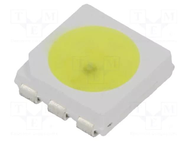 LED; white cold; blinking; 750÷1120mcd; 120°; 3÷5VDC; 20mA OPTOSUPPLY OSW5DSS4C1A