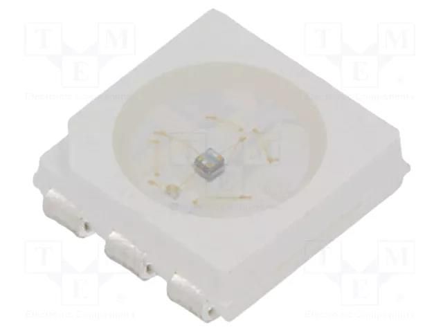 LED; green; blinking; 750÷1120mcd; 120°; 3÷5VDC; 20mA; 5x5x1.5mm OPTOSUPPLY OSG5DSS4C1A