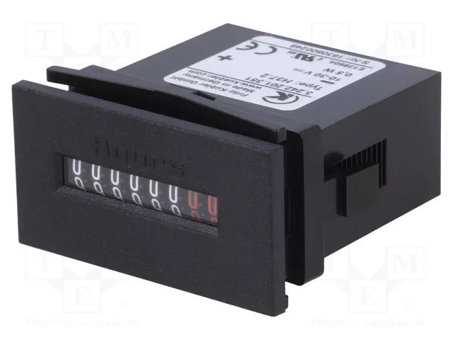 Counter: electromechanical; working time; mechanical indicator KÜBLER 3.242.201.351