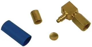 RF/COAX CONNECTOR, SSMC R/A JACK, SCREW ON, 50 OHM 050-428-3196-220