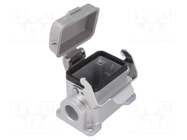 Enclosure for connectors: HDC; size E6; with latch; with cover AMPHENOL C146-10F0068061