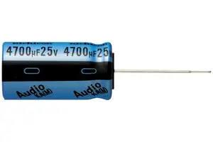 ALUMINUM ELECTROLYTIC CAPACITOR, 47UF, 6.3V, 20%, RADIAL UKA0J470MDD1TD