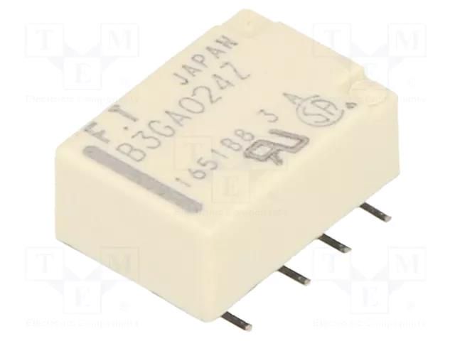 Relay: electromagnetic; DPDT; Ucoil: 24VDC; 2A; 0.3A/125VAC; FTR-B3 FUJITSU FTR-B3GA024Z