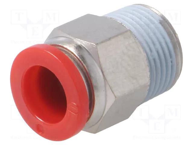 Push-in fitting; straight; PBT; Thread: BSP 3/8" NORGREN HERION C01251038