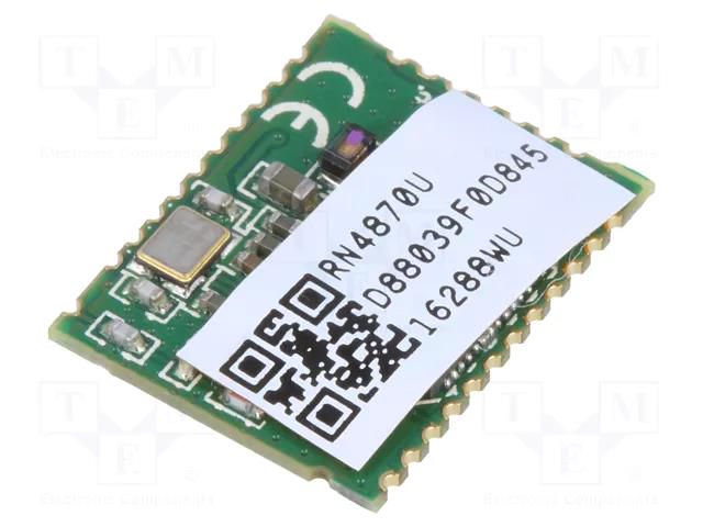 Module: Bluetooth Low Energy; Bluetooth 5,Bluetooth Low Energy MICROCHIP TECHNOLOGY RN4870U-V/RM118