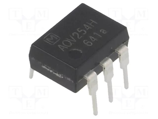 Relay: solid state; Icntrl max: 3mA; 150mA; max.400VAC; max.400VDC PANASONIC AQV254H