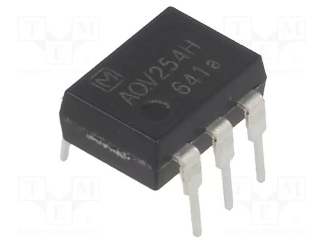 Relay: solid state; Icntrl max: 3mA; 150mA; max.400VAC; max.400VDC PANASONIC AQV254H