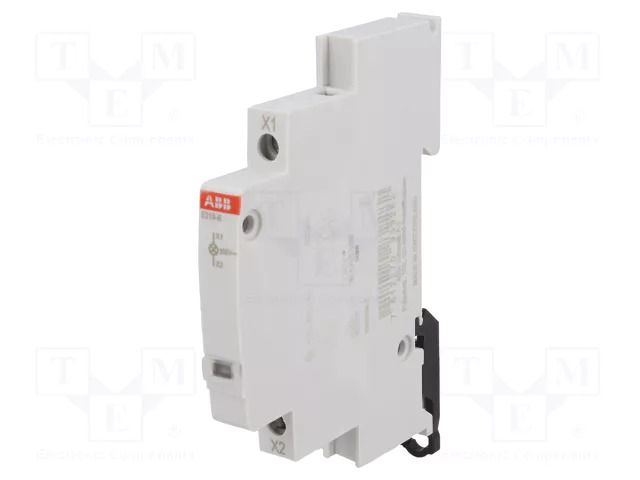 LED indicator; 115÷250VAC; for DIN rail mounting; 9mm ABB E219-B