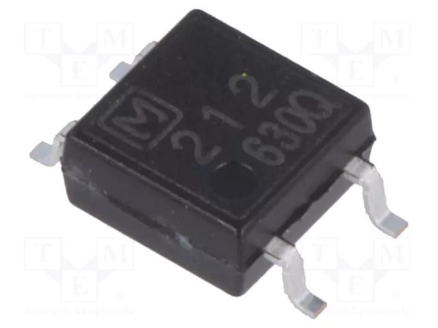 Relay: solid state; Ucntrl: 1.25VDC; Icntrl max: 3mA; 500mA; 830mΩ PANASONIC AQY212S