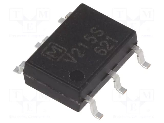 Relay: solid state; Ucntrl: 1.25VDC; Icntrl max: 3mA; 300mA; 2.3Ω PANASONIC AQV215S