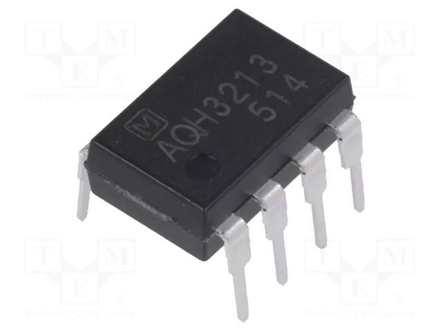 Relay: solid state; Ucntrl: 6VDC; Icntrl: 50mA; 1.2A; max.600VAC PANASONIC AQH3223