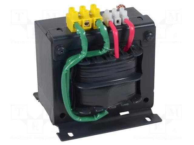 Transformer: mains; 630VA; 230VAC; 42V; Leads: terminal block; IP00 BREVE TUFVASSONS TMM630/A230/42V