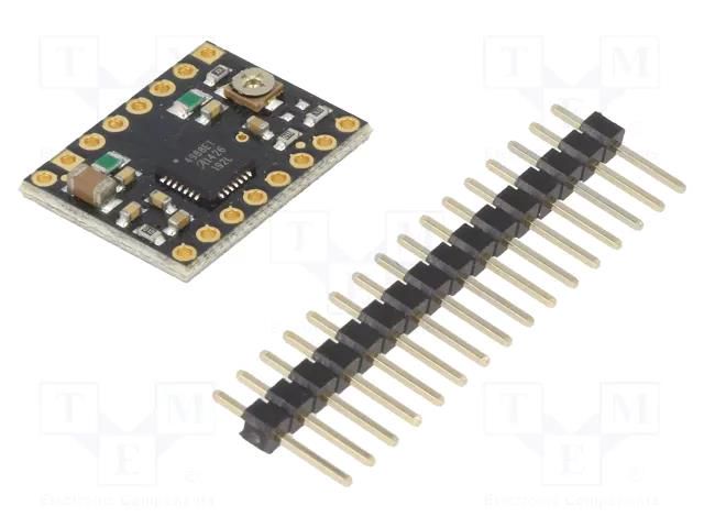 Stepper motor controller; A4988; 1.2A; Uin mot: 8÷35V; black POLOLU POLOLU-2128
