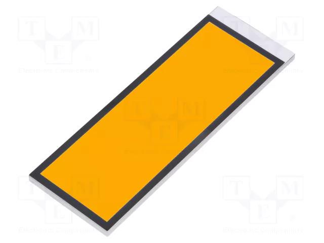 Backlight; LED; Dim: 86.3x30.48x2.5mm; amber; 75.93x25.13mm DISPLAY ELEKTRONIK DELP-507-A