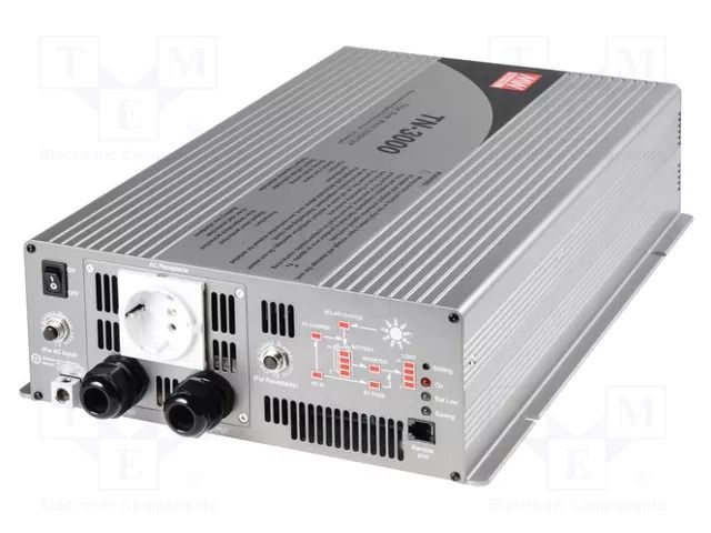 Converter: DC/AC; 42÷60VDC; 230VAC; 466x284x100mm; 0÷40°C MEAN WELL TN-3000-248B