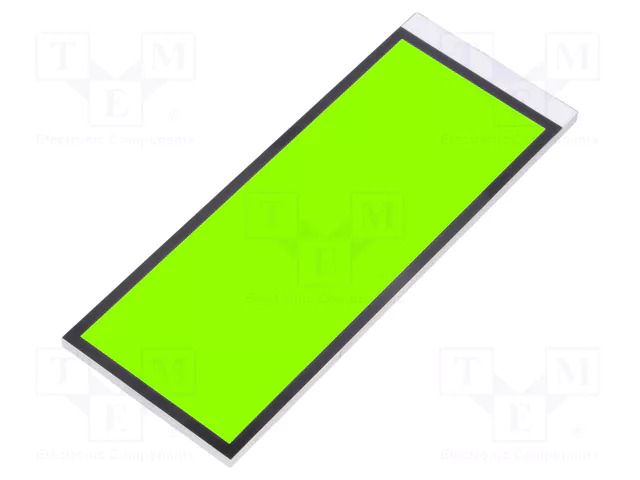 Backlight; LED; Dim: 99x38.1x2.5mm; yellow-green; 88.5x32.75mm DISPLAY ELEKTRONIK DELP-506-Y