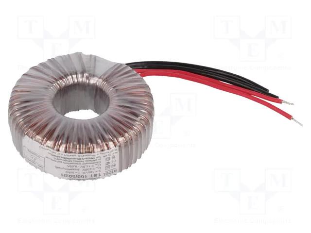 Transformer: toroidal; for halogen lamps; 100VA; 230VAC; 11.5V INDEL TSTH100W