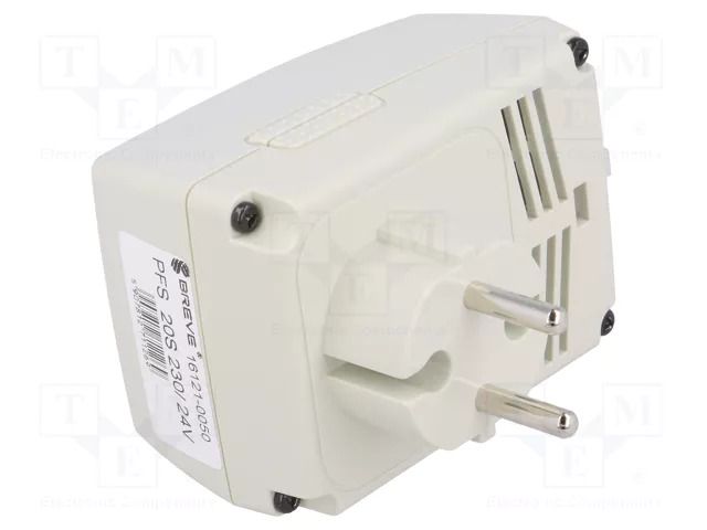 Power supply: transformer type; non-stabilised,mains,plug-in BREVE TUFVASSONS PFS20S/24V