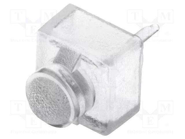 Fiber for LED; Ø3mm; L: 5.08mm; round; Front: convex BIVAR VLP-200-R